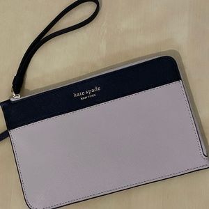 kate spade staci medium l-zip wristlet